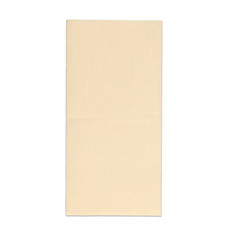 Serviette 33x33cm 2-lagig 1/8 Falz Creme - 1500 Stück