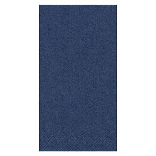 Serviette 33x33cm 2-lagig 1/8 Falz Blau - 1500 Stück