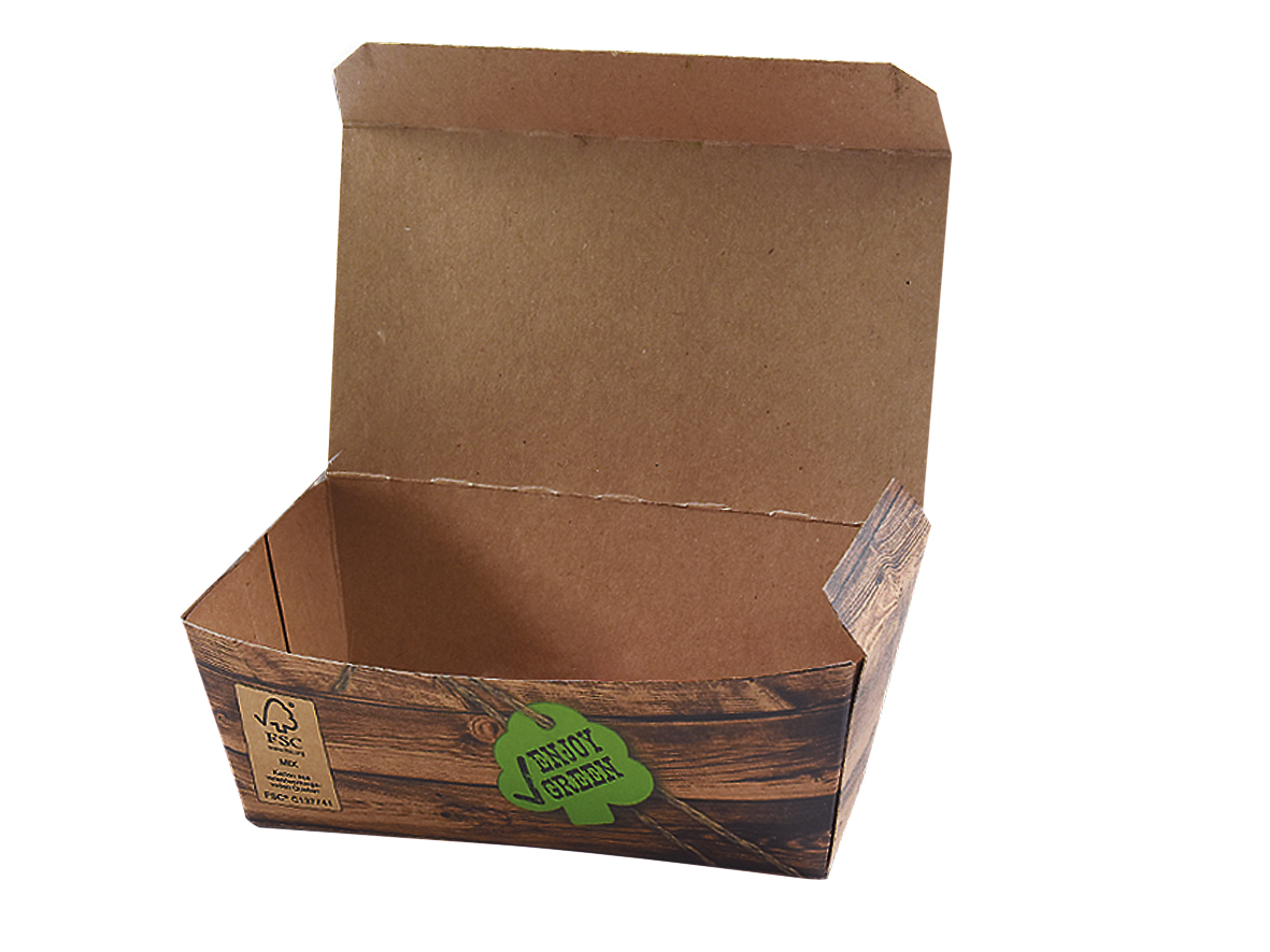 Snackbox ENJOY GREEN 124x65x50mm - 600 Stück