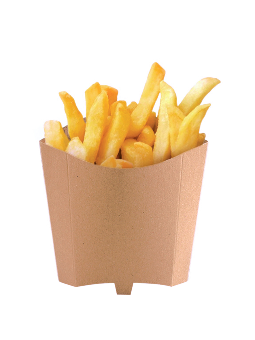 Pommes Schütte Karton Boxen 85ml - 1000 Stück