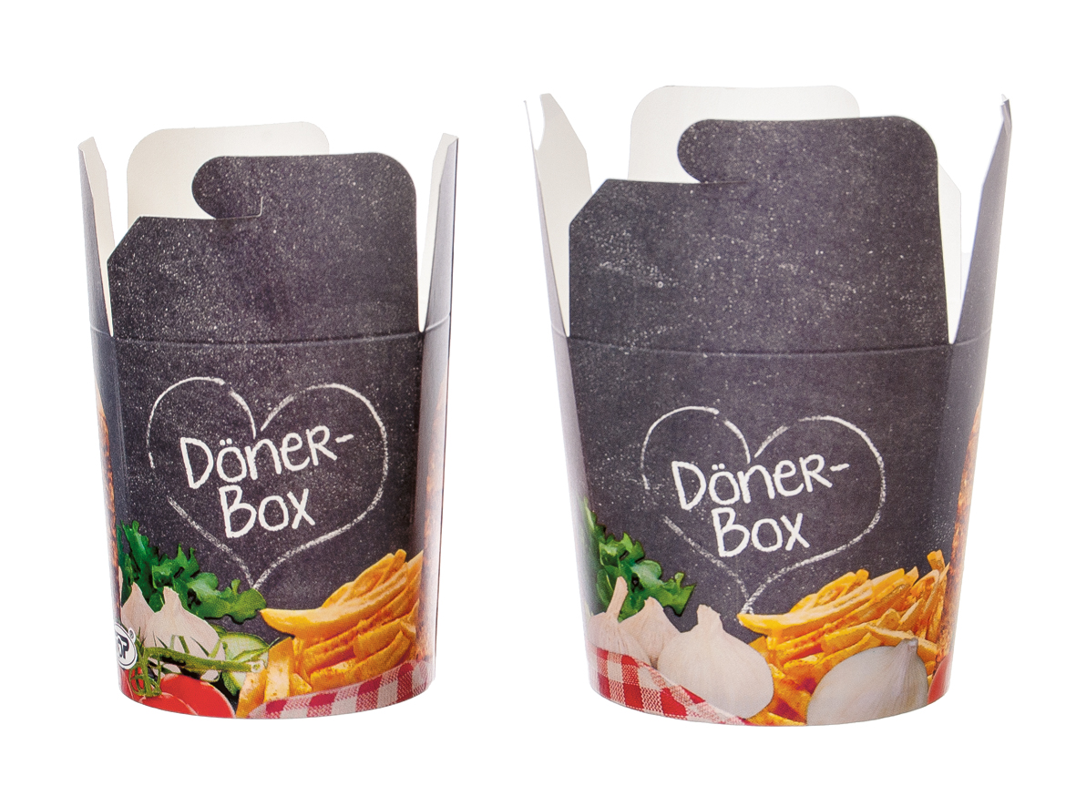 Dönerbox Snackbox 710ml Pappe - 500 Stück