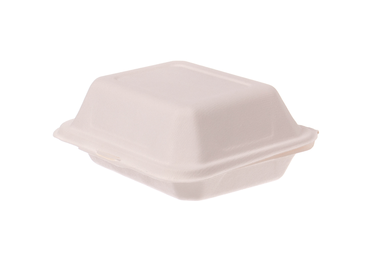 Hamburger Box Burgerbox Bagasse 140x127x70 cm - 500 Stück