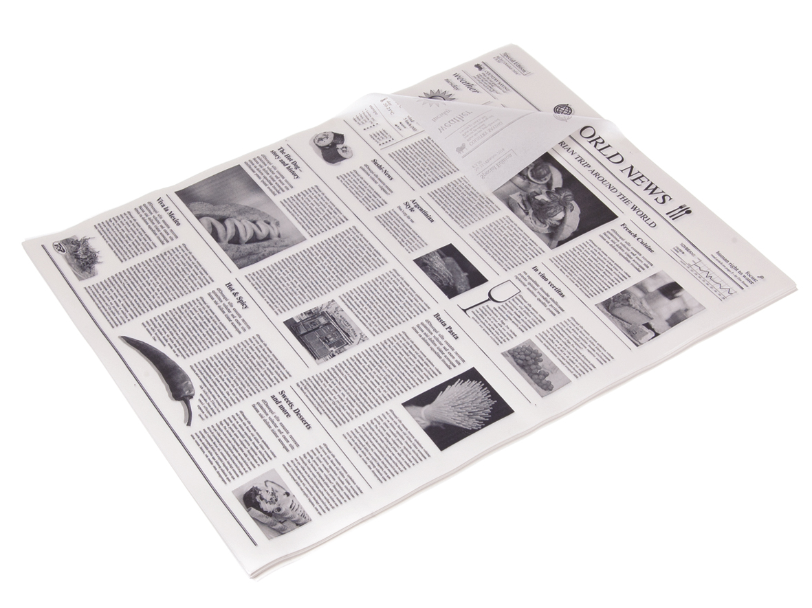 Pergamentersatz Newspaper 1/4 Bogen 38x50cm - 1000 Stück